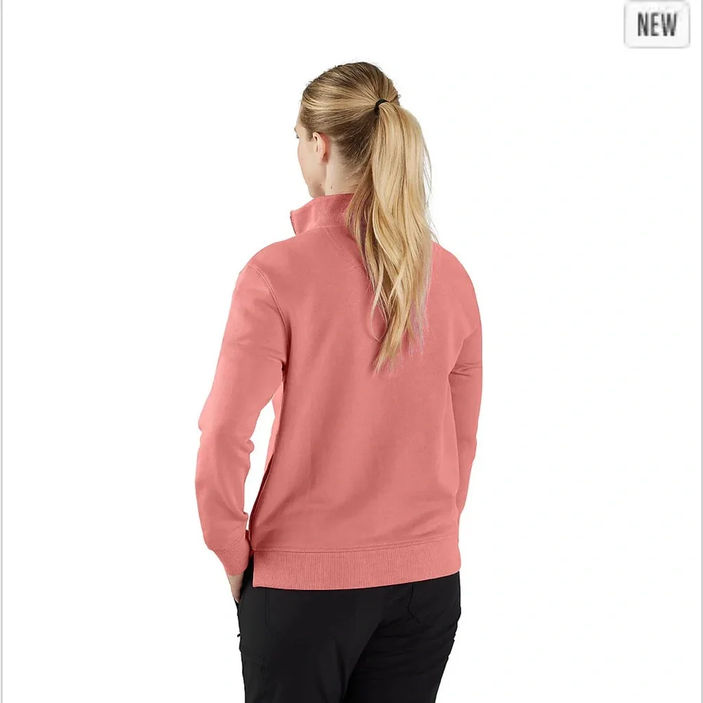 Carhartt Tencel Fiber Relaxed Fit Half Zip Sweatshirt - Picture 2 of 10